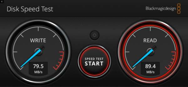 usb drivers comparison blackmagic disk speed test